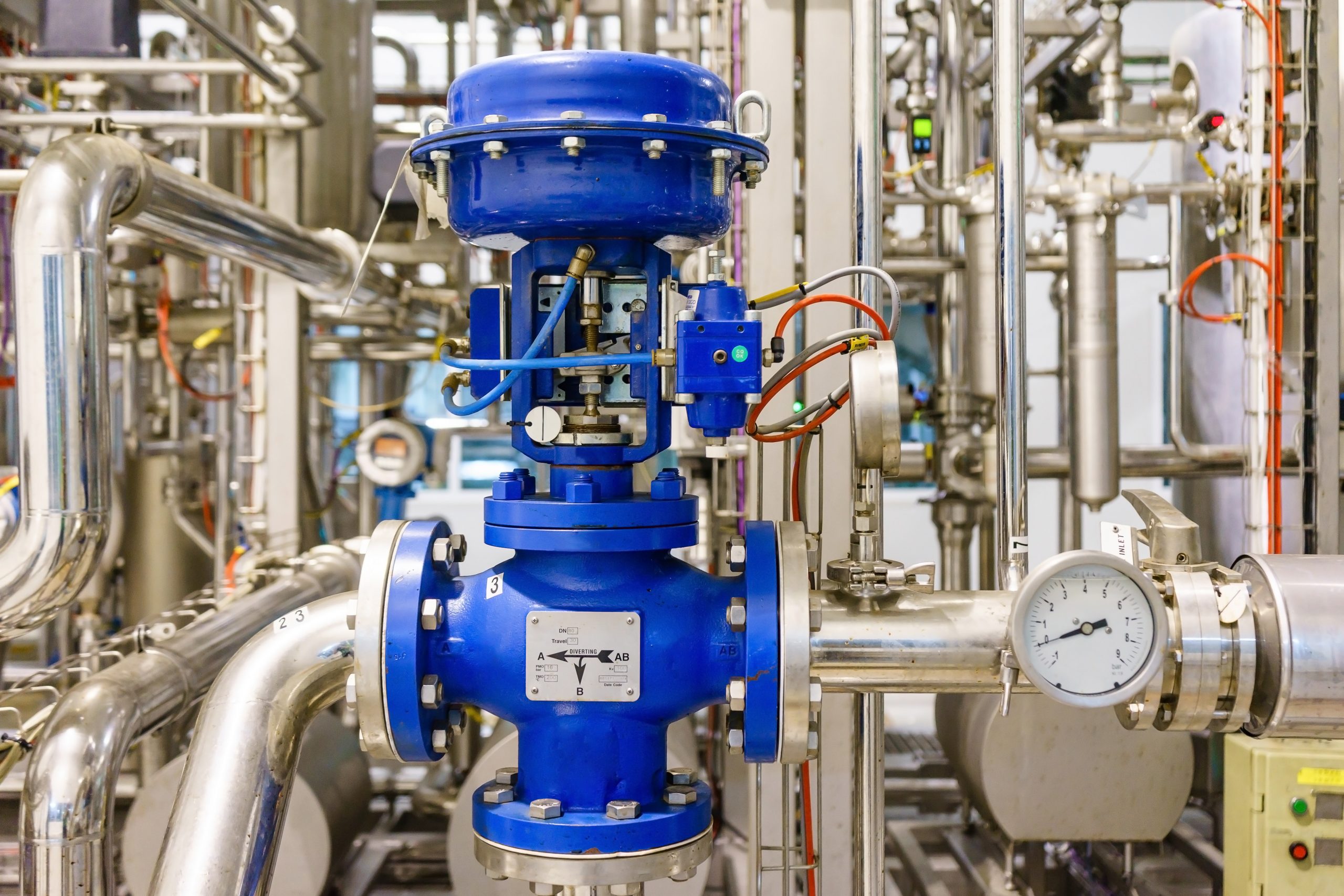 Pneumatisches Steuerventil in einem Dampfheizungssystem