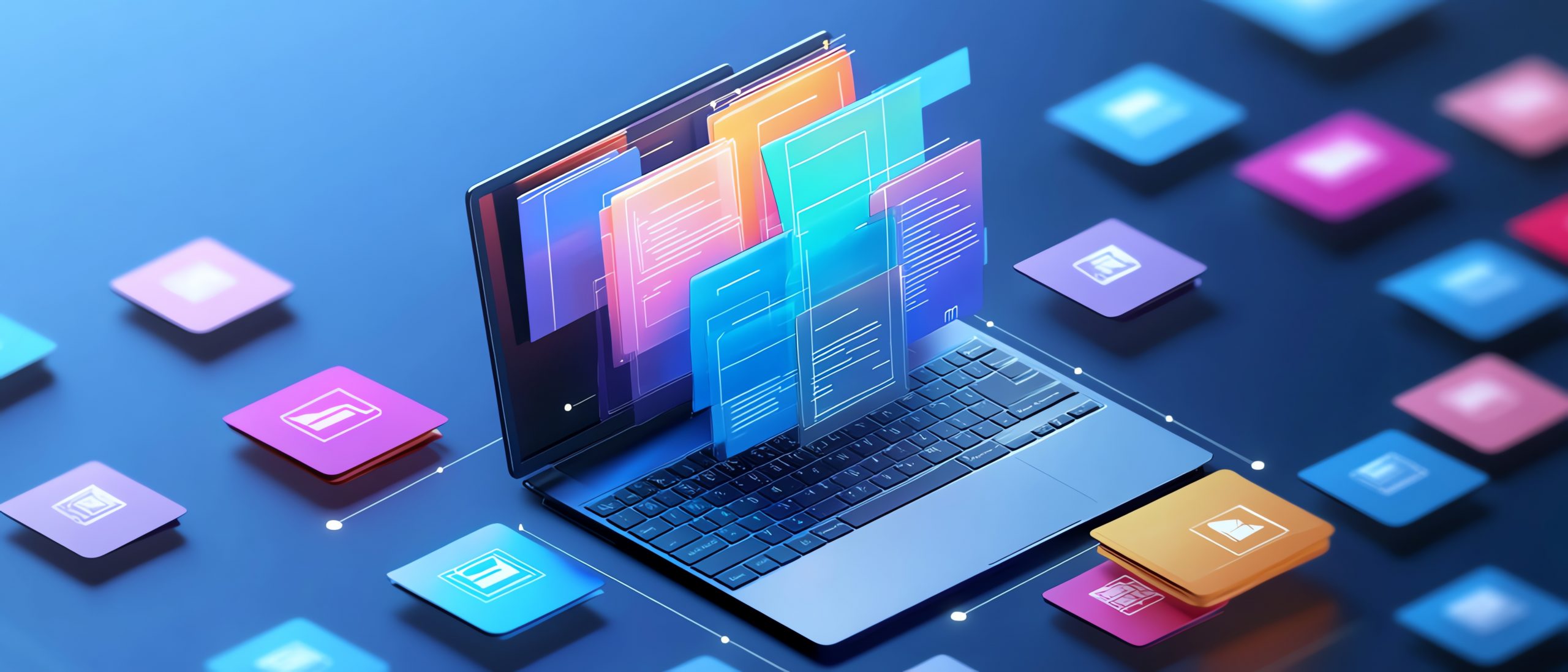 Verschiedene Apps, die angezeigt werden